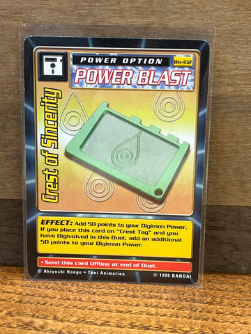 Crest of Sincerity(Power Blast)