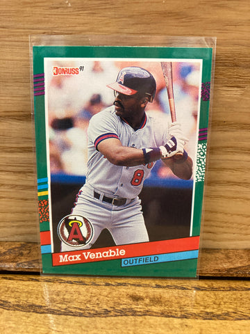 Max Venable(1991) Donruss #510