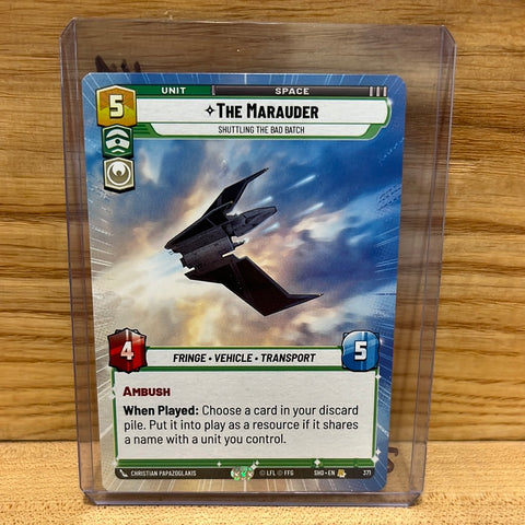 The Marauder: Shuttling The Bad Batch(Hyperspace)