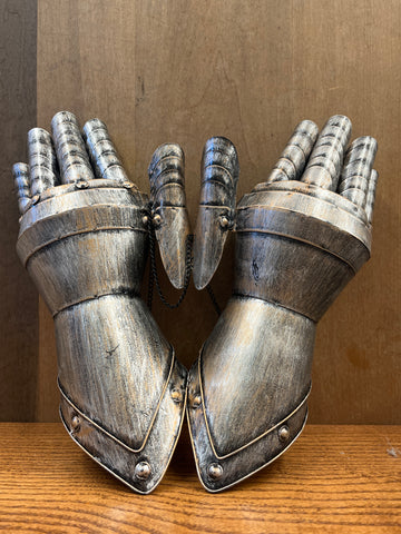 Metal Greaves: Wall Hanging