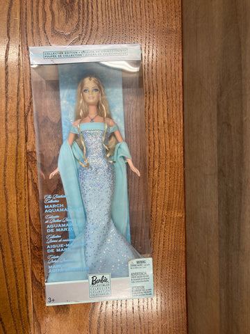 Birthstone Barbie: March Aquamarine