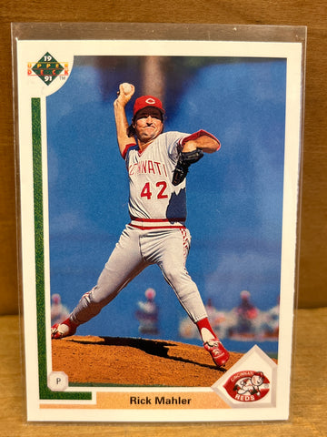 Rick Mahler(1991) Upper Deck #613