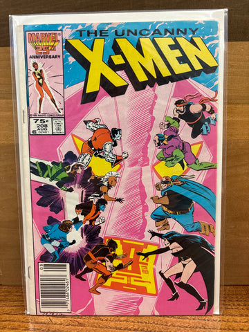 Uncanny X Men #208