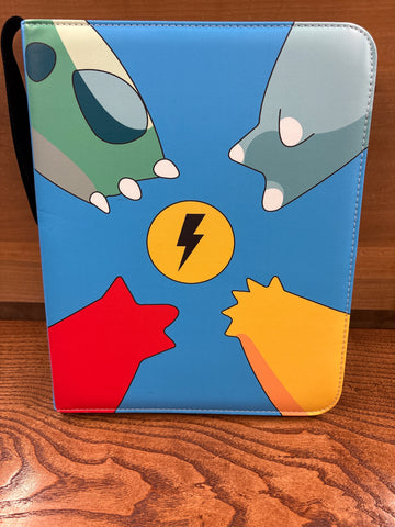 Pokemon Themed Zip Up Binder