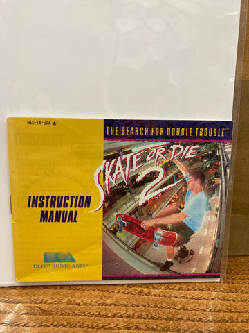 Skate or Die 2 Manual(NES)