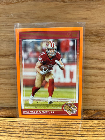 Christian McCaffrey(2024)Panini Score #245 Orange