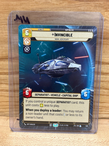 Invincible: Naval Adversary(Hyperspace)