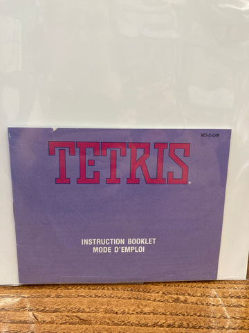 Tetris Manual(NES)