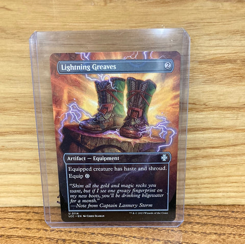 Lightning Greaves(Borderless)