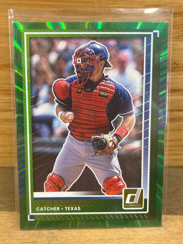 Ivan Rodriguez(2025) Donruss #21 Green
