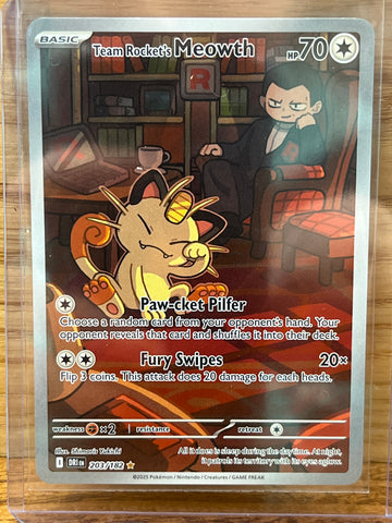 Team Rocket's Meowth(Illustration Rare)