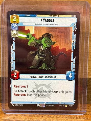 Yaddle: A Chance to Make Things Right