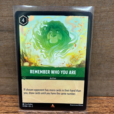 Remember Who You Are