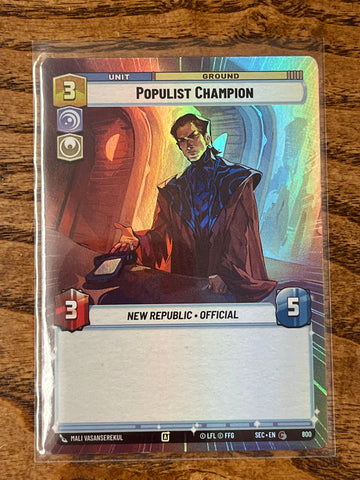 Populist Champion(Hyperspace)(Foil)