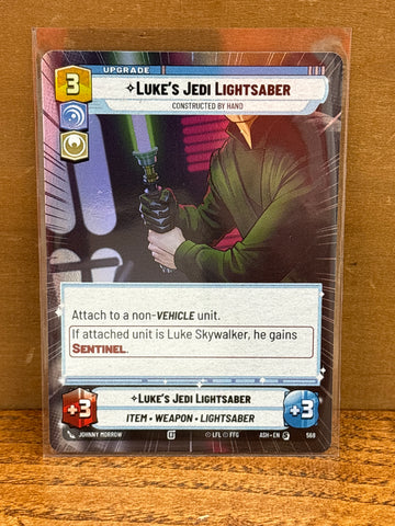 Luke's Jedi Lightsaber: Constructed By Hand(Hyperspace)(Foil)