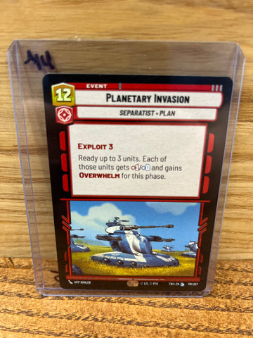 Planetary Invasion