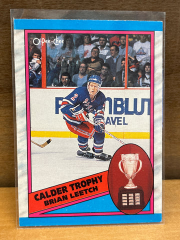Brian Leetch(1989) O-Pee-Chee #321 RC