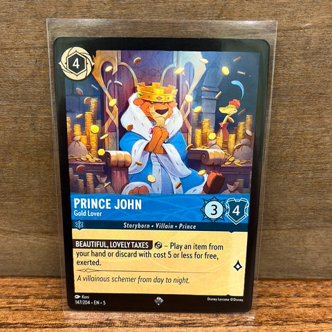 Prince John: Gold Lover