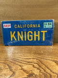Knight Rider Replica Plate