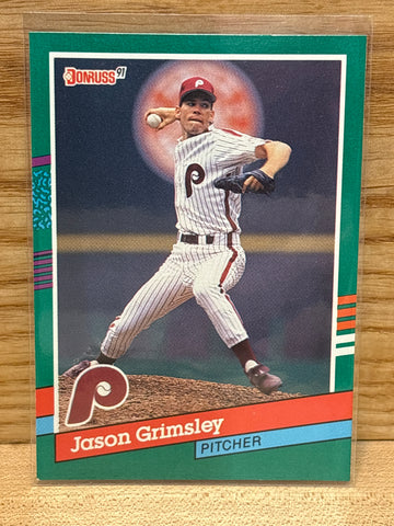 Jason Grimsley(1990) Donruss #653