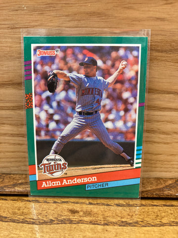 Allan Anderson(1991) Donruss #527