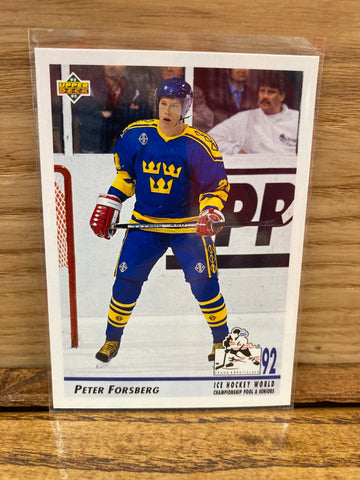 Peter Forsberg(1992/93)Upper Deck #375