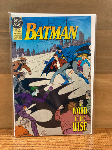 Batman: A Word to the Wise