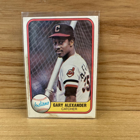 Gary Alexander(1981) Fleer #398