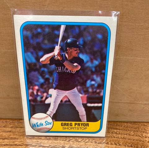 Greg Pryor(1981) Fleer #359
