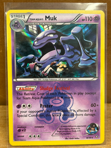 Team Aqua's Muk(Holo)