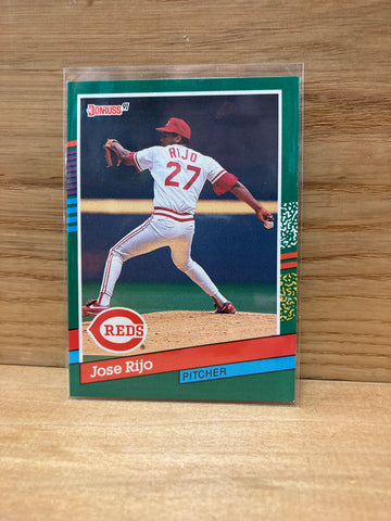 Jose Rijo(1990) Donruss #722