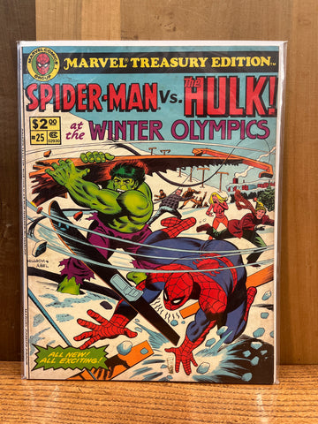 Marvel Treasury Edition #25: Spider Man Vs The Hulk at the Winter Olympics