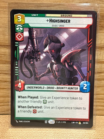 Highsinger: Deadly Droid