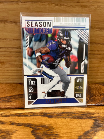 Zay Flowers(2024)Panini Contenders #8