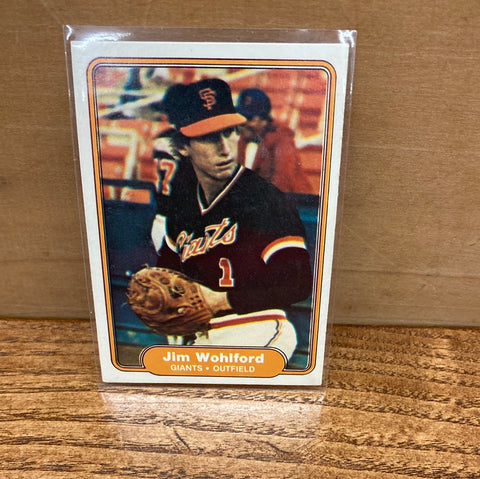 Jim Wohlford(1982) Fleer #403