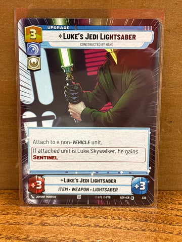 Luke's Jedi Lightsaber: Constructed By Hand(Hyperspace)