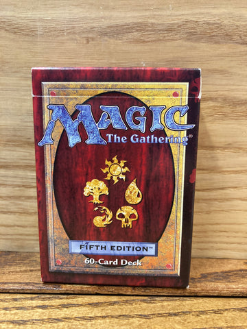 Magic The Gathering: Fifth Edition Empty Box With Booklet(No Cards)