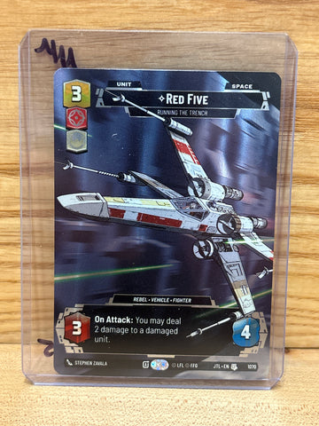 Red Five: Running The Trench(Prestige)(Foil)