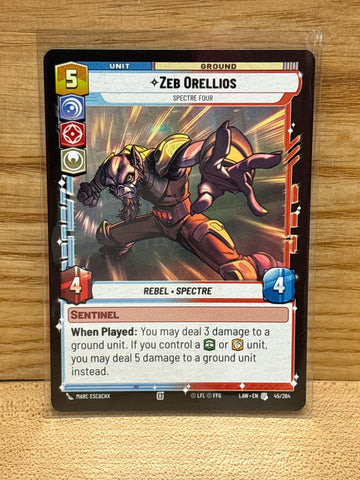 Zeb Orellios: Spectre Four