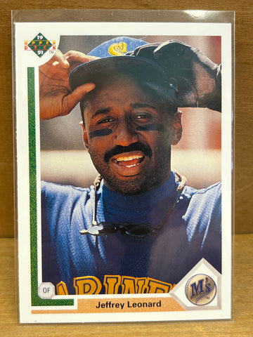 Jeffrey Leonard(1991) Upper Deck #107