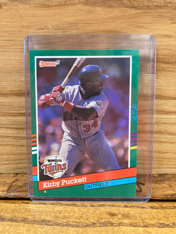 Kirby Puckett(1991) Donruss #490