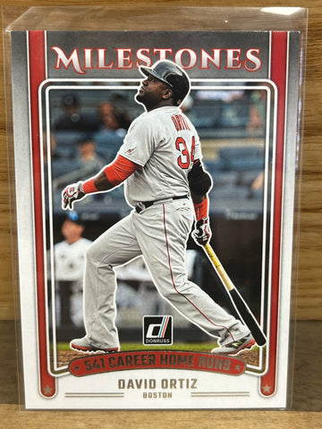 David Ortiz(2025) Donruss #19 Milestones