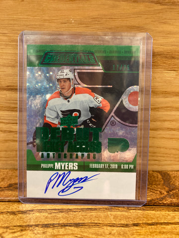 Philippe Myers(2019) UD Credentials #RTAA-PM(Green Auto #/25)