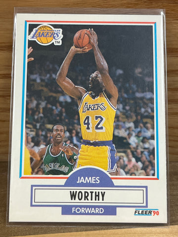 James Worthy(1990) Fleer #97