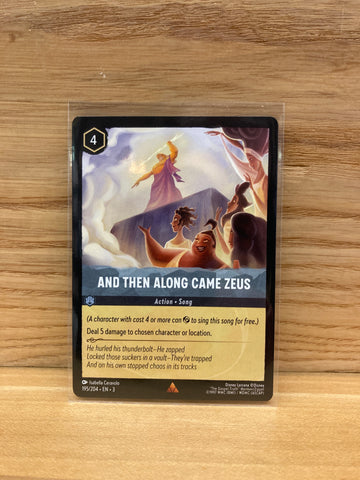 And Then Along Came Zeus