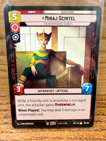 Miraj Scintel: The Weak Deserve to Kneel