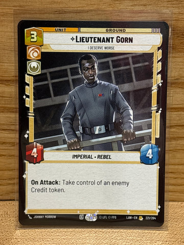 Lieutenant Gorn: I Deserve Worse