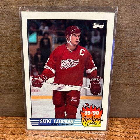 Steve Yzerman(1990) Topps #19