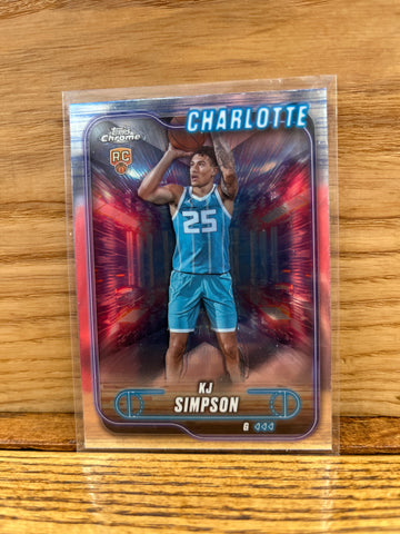 KJ Simpson(2025)Topps Chrome #102