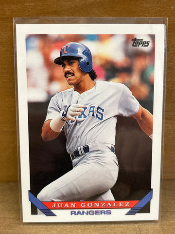 Juan Gonzalez(1992) Topps #34
